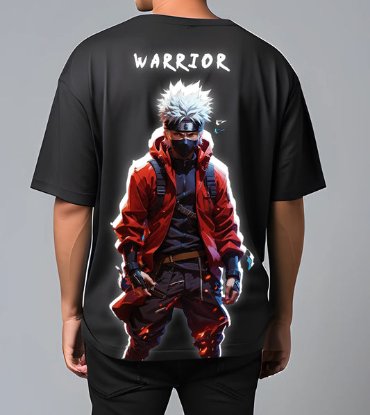 Jutsu Warrior Reflective Oversized T-Shirts