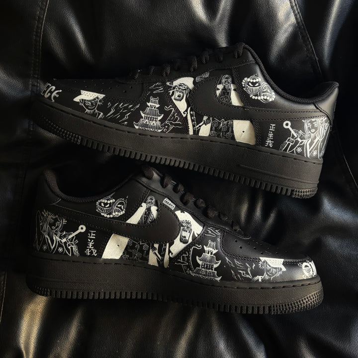 Nike Air Force 1 Black x One Piece