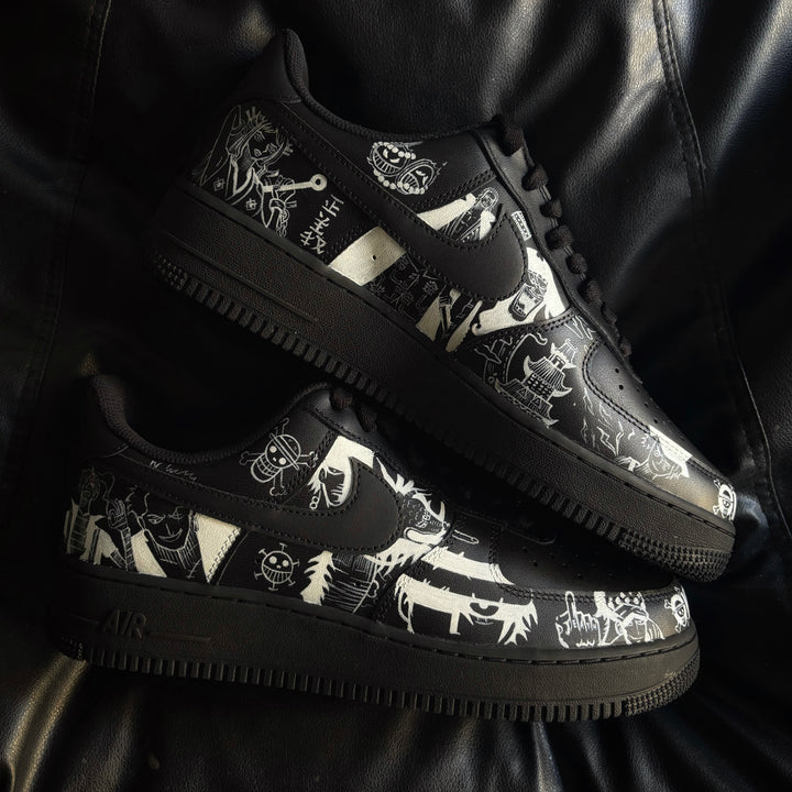 Nike Air Force 1 Black x One Piece