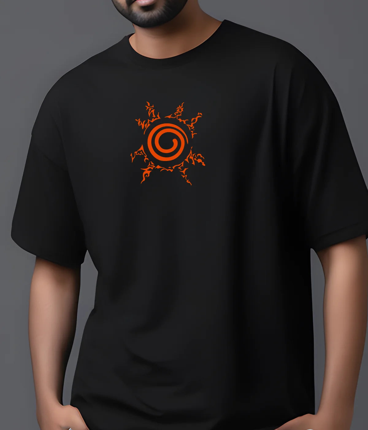 Jutsu Warrior Reflective Oversized T-Shirts