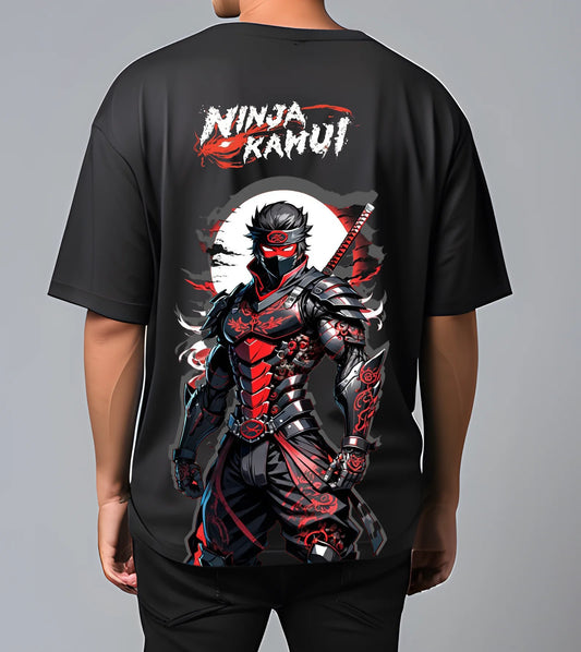 Ninja Kamui Reflective Oversized T-Shirts